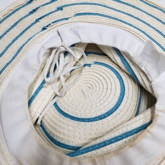 Royal Road Trading Co Sun Women's  Beach Hat Wide Brim Floppy Striped - Picture 7 of 10